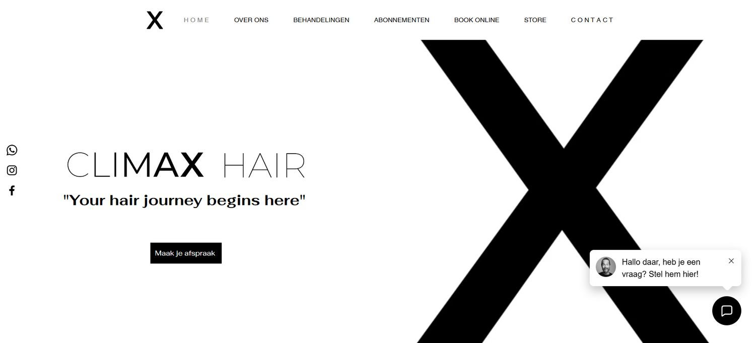 Voorbeeld van een door Faijaars Marketing gebouwde website